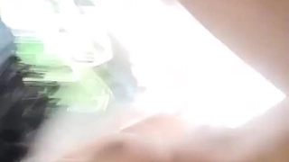高颜值女大学生，背着男友第一次出来玩！